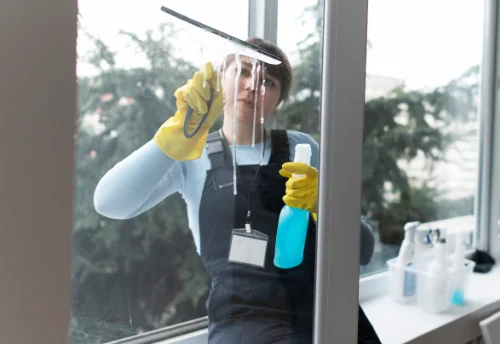 Nettoyage de vitres intérieures et extérieures à Charmensac